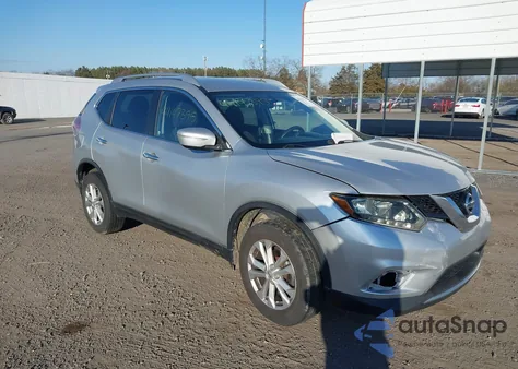 2015 Nissan Rogue Sv из США, поврежденный, VIN KNMAT2MV2FP519645